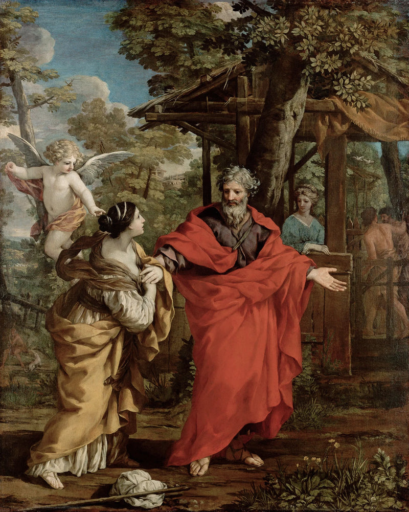 Abraham ja Agar - Pietro da Cortona