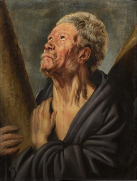 Abraham Grapheus en saint André - Jacob Jordaens image 1 tableau peint à l’huile sur toile