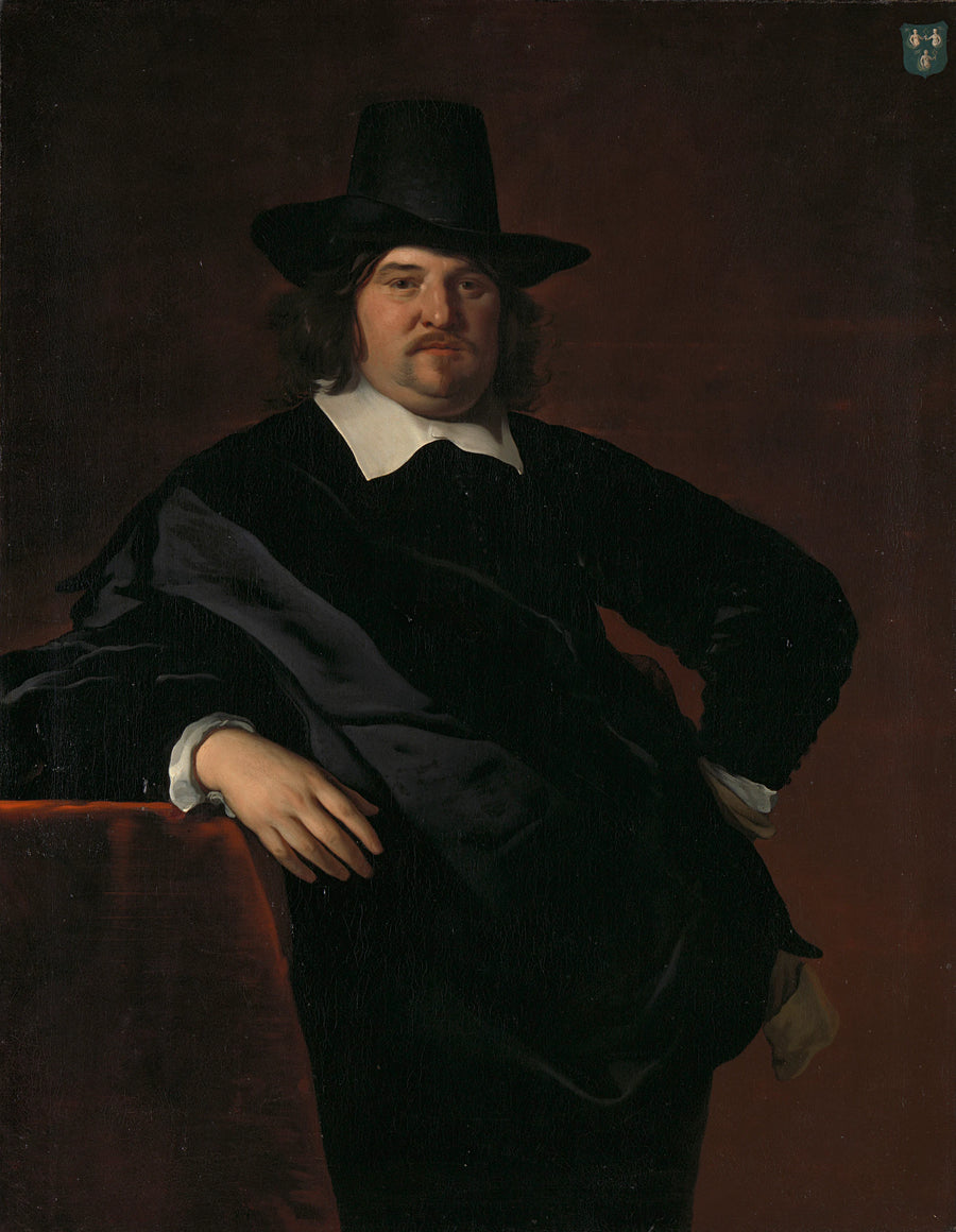 Abraham de Visscher (1605-67). Marchand à Amsterdam et directeur de la Compagnie des Indes occidentales - Abraham van den Tempel