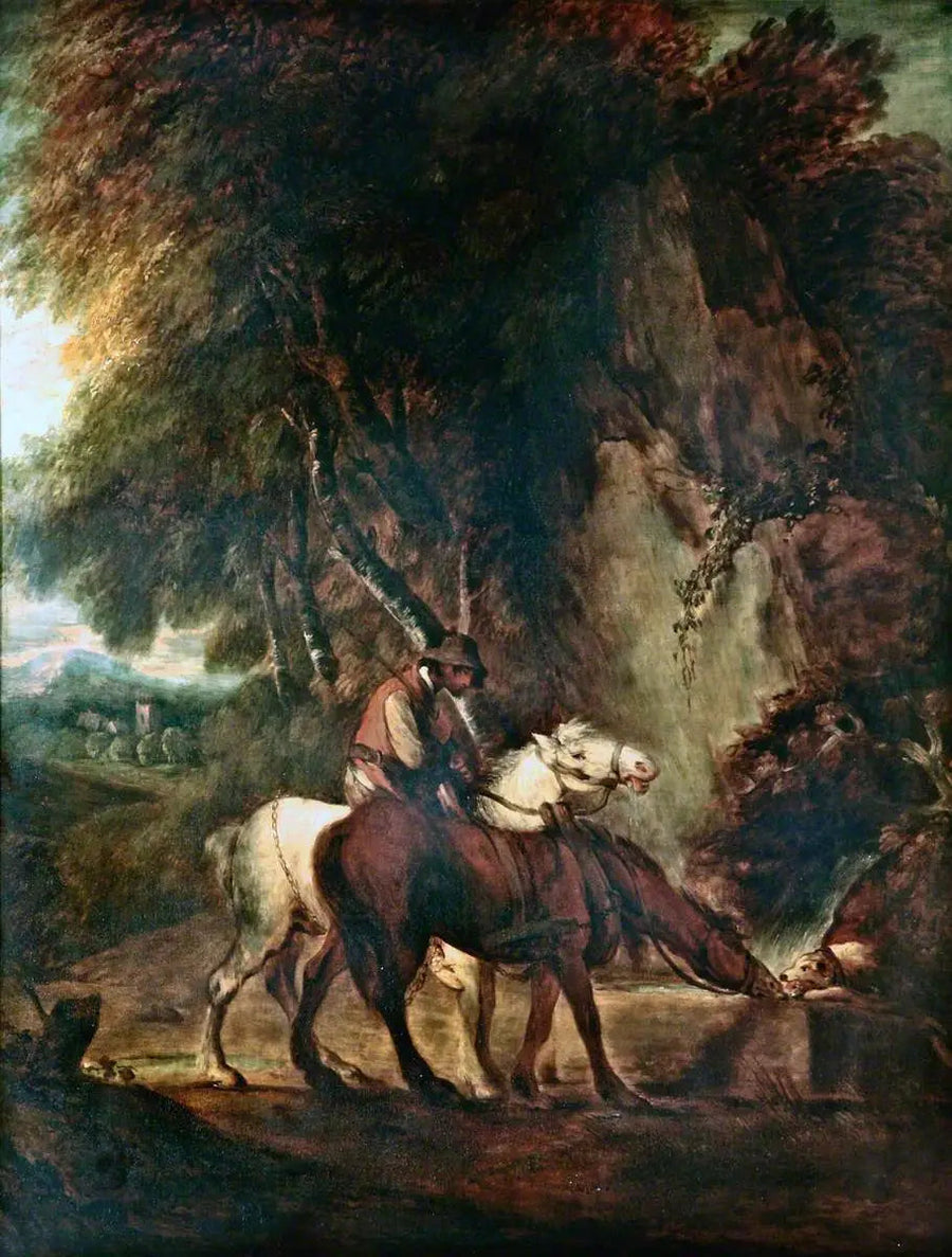 Hevosten juottaminen - Thomas Gainsborough
