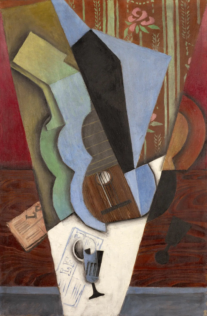 Abstraktio (Kitara ja Lasi) - Juan Gris