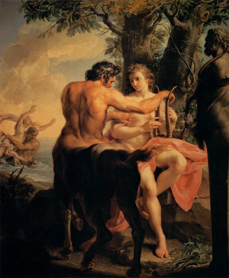 Achille ja kentauri Chiron - Pompeo Batoni