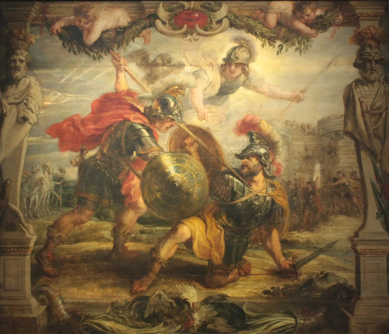 Achille voittamassa Hectoria - Peter Paul Rubens