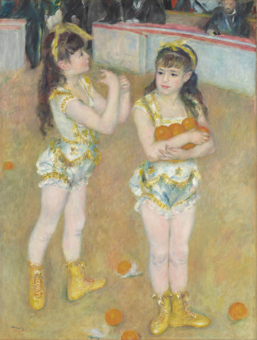 Akrobaatit Fernando Sirkuksessa (Francisca ja Angelina Wartenberg) - Pierre-Auguste Renoir