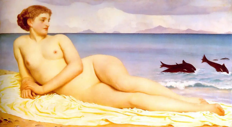 Actée, rannikon nymfi - Frederic Leighton