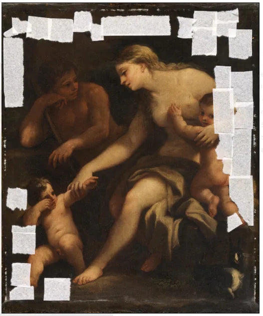 Aadam ja Eeva, Kainin ja Abelin kanssa - Luca Giordano