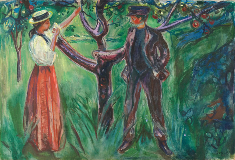 Aadam ja Eeva - Edvard Munch
