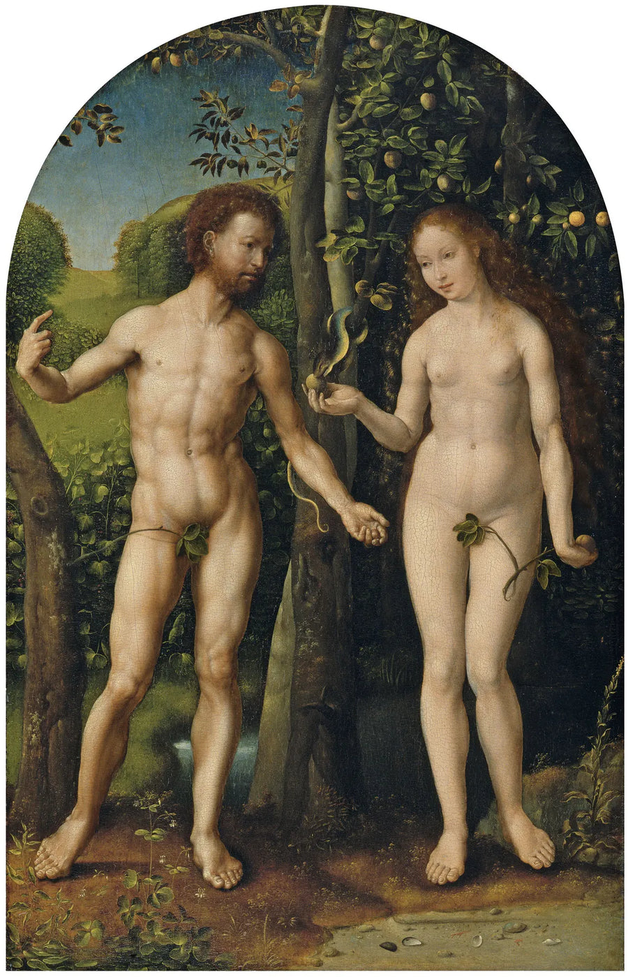 Adam ja Ève - Jan Gossaert