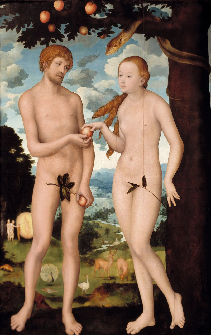Adam ja Eeva - Lucas Cranach vanhempi