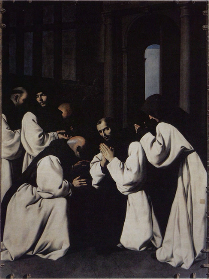 Isä Juan de Carriónin hyvästely - Francisco de Zurbarán