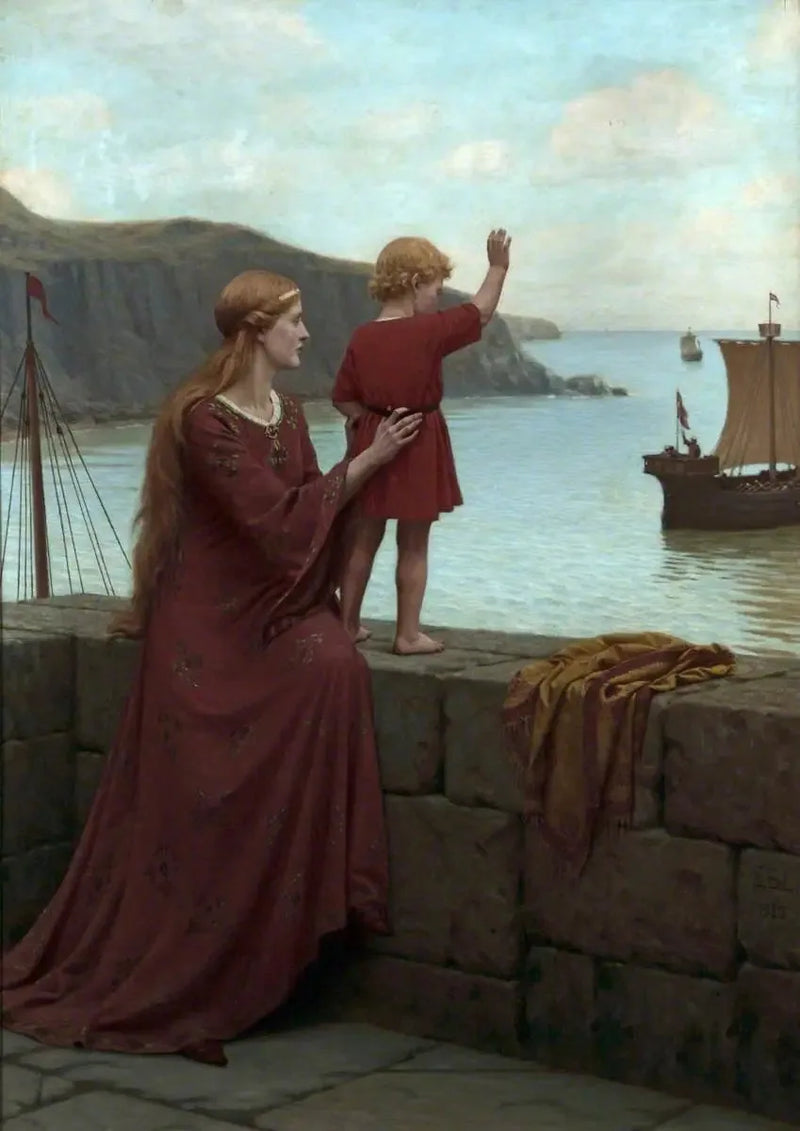 Hyvästi - Edmund Blair Leighton