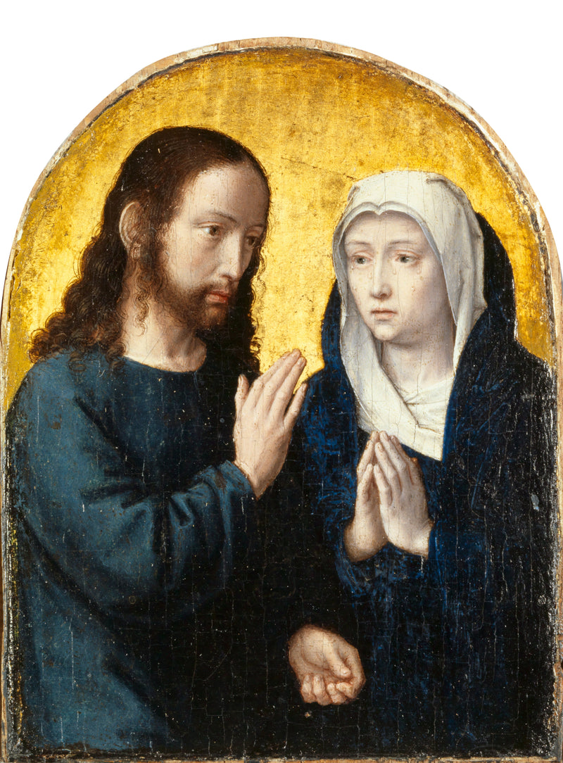 Kristuksen hyvästit äidilleen - Gérard David