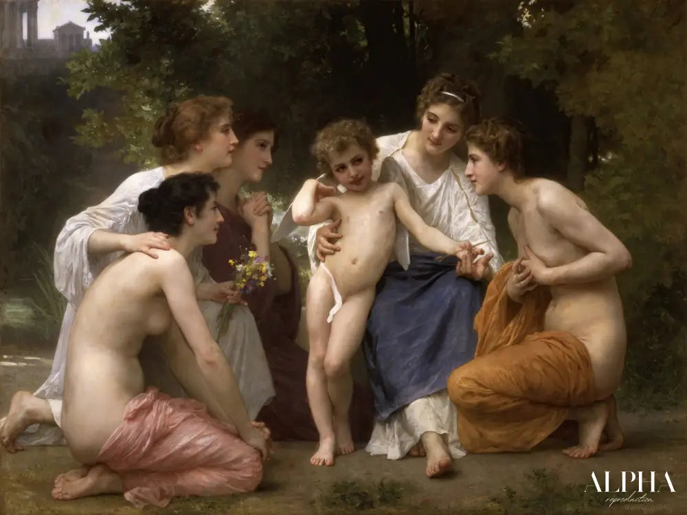 Admiration - William Bouguereau Reproductions de tableaux à la peinture à l’huile