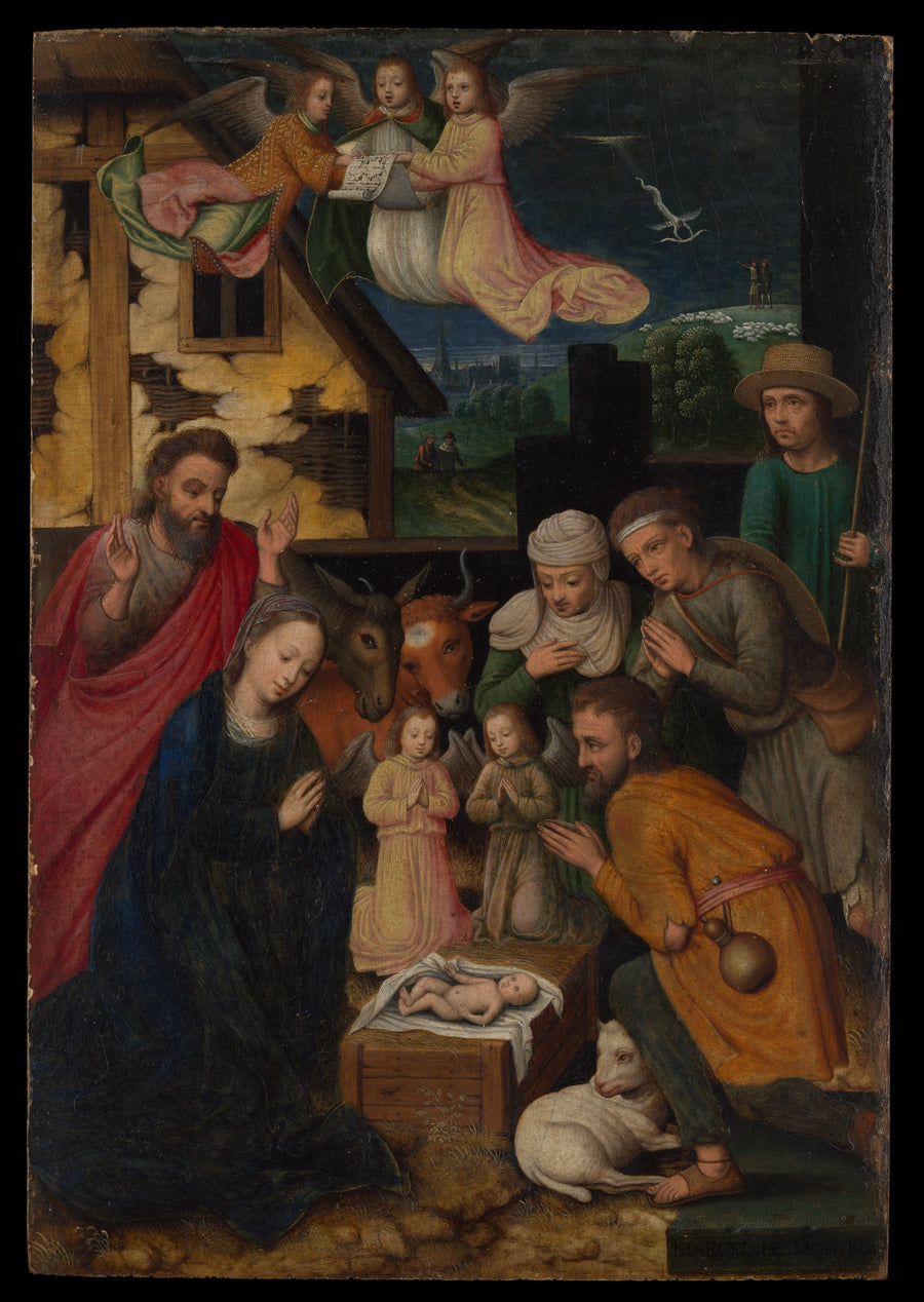 L'Adoration des bergers - Marcellus Coffermans