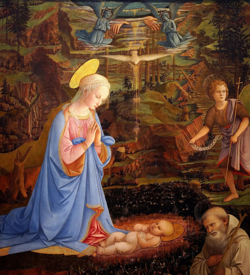 Rakkauden palvonta Camaldoli - Fra Filippo Lippi