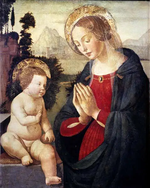 Lapsen ylistys - Domenico Ghirlandaio
