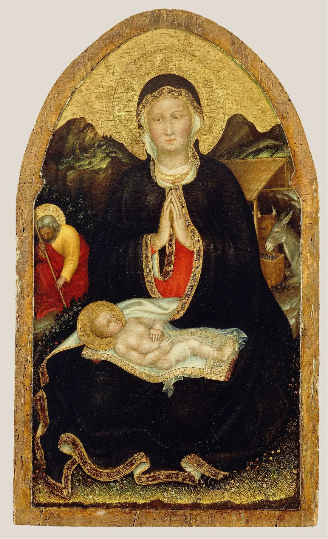 Lapsen ylistys - Gentile da Fabriano