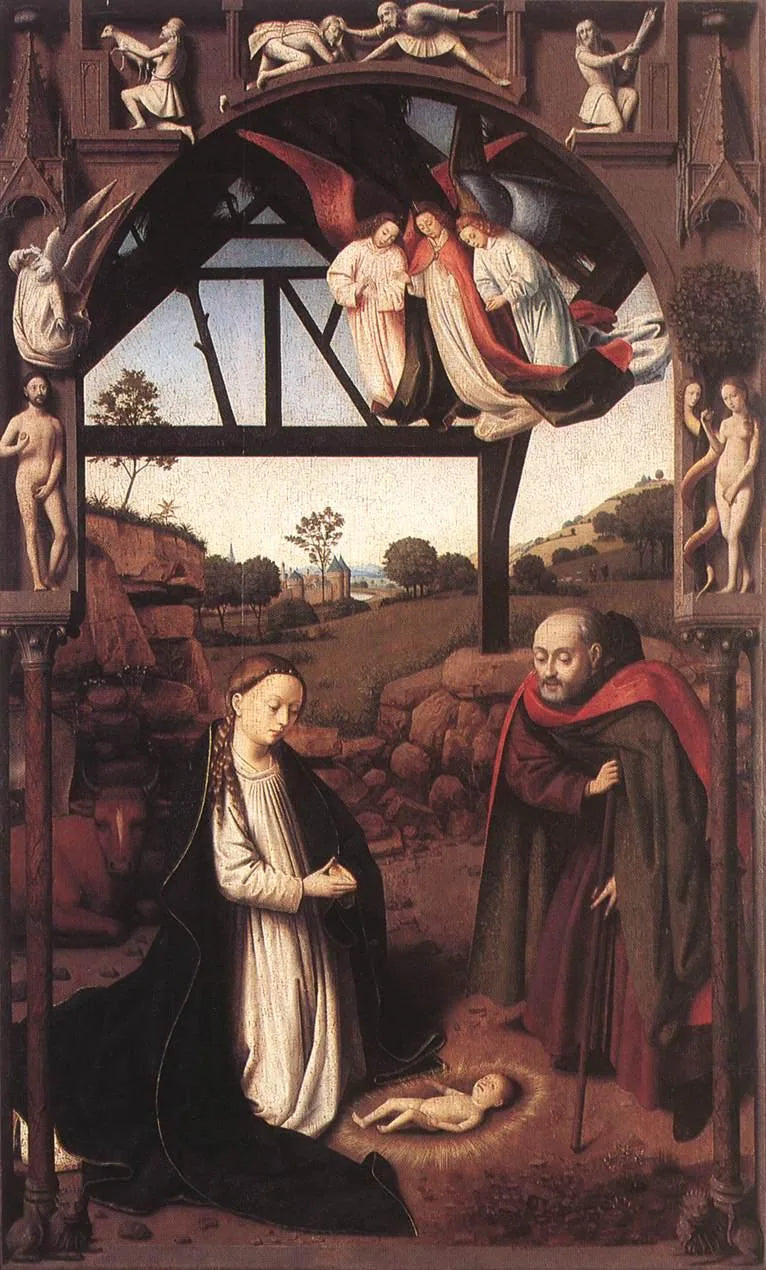 Jeesus-lapsen ylistys - Petrus Christus