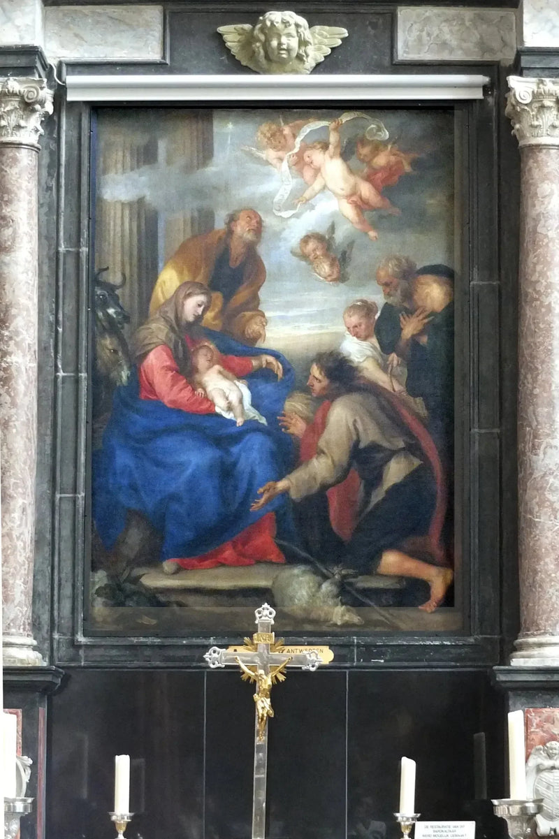 Betlehemin paimenien ylistys - Antoine van Dyck