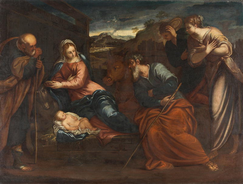 Betleheminkäynnin ihailu - Jacopo Tintoretto
