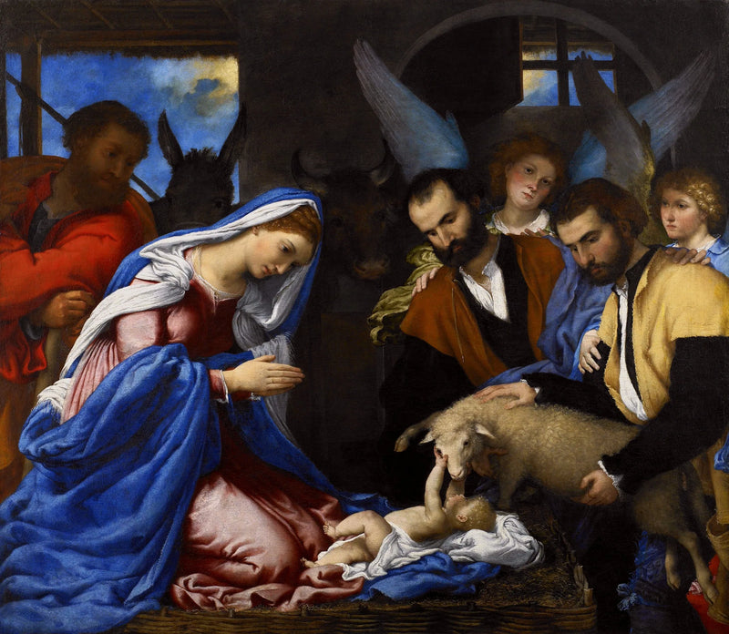 Betlehemilaulujen ylistys - Lorenzo Lotto