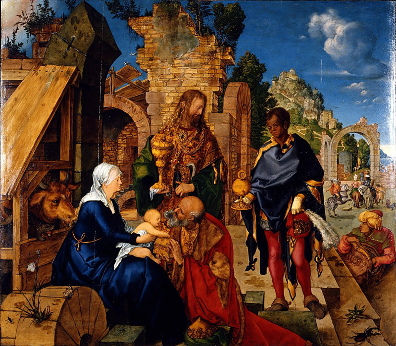 Itämaan tietäjien kunnioitus - Albrecht Dürer