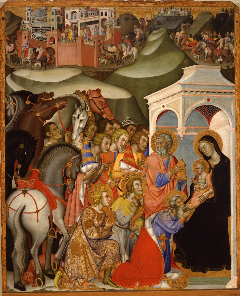 Magiiden ylistys - Bartolo di Fredi