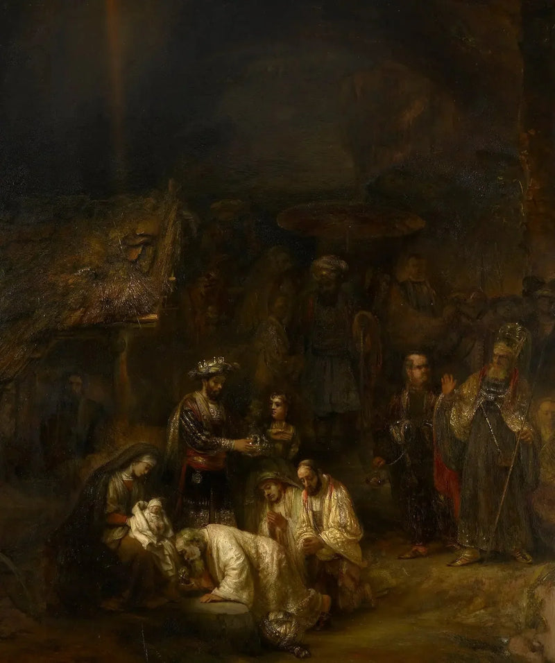 Itämaan tietäjien kunnioitus - Rembrandt
