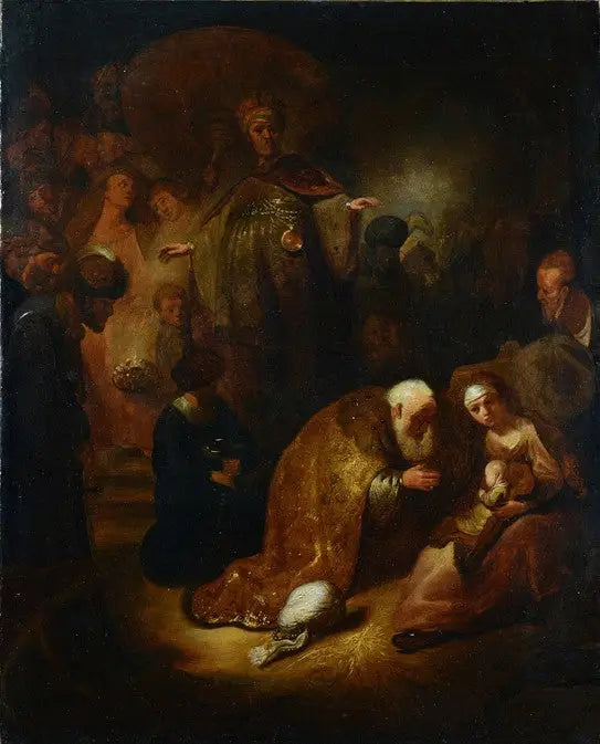 Itämaan tietäjien kunnioitus - Rembrandt