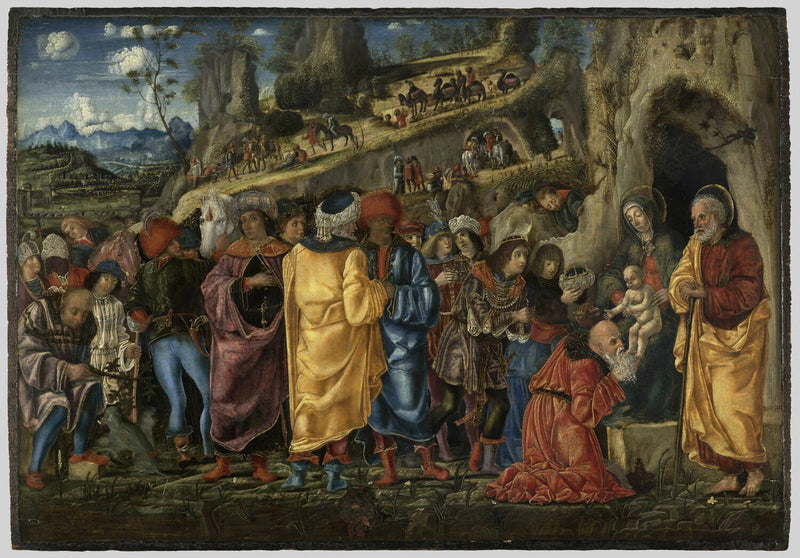 L'Adoration des Mages - Bernardino da Parenzo (Bernardino Parenzano, Bernardo Parentino ou)