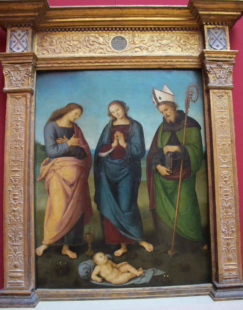 Jeesuksen lapsen ylistys - Pietro Perugino
