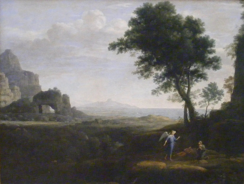 Agar ja Ismaël aavikolla - Claude Lorrain