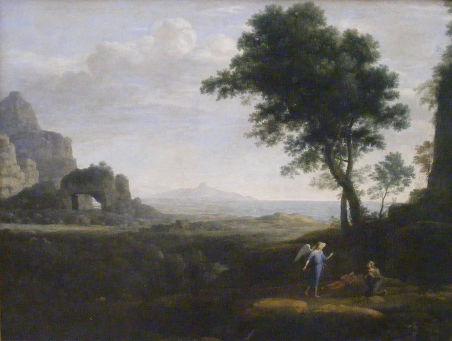 Agar ja Ismaël aavikolla - Claude Lorrain