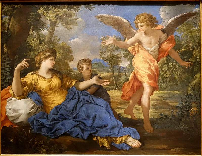 Agar ja enkeli - Pietro da Cortona