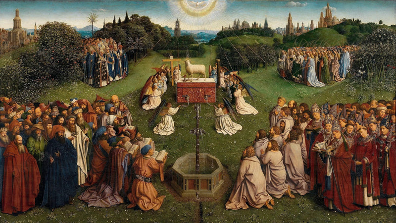 Mystinen lammas - Hubert van Eyck