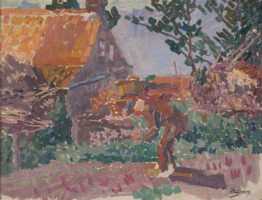 Maanviljelijä vihannespuutarhassaan - Jan Toorop