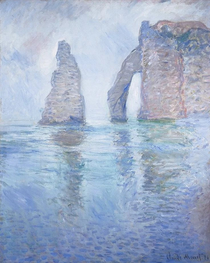 L’Aiguille et la Porte d’Aval vues en amont W1042 par Claude Monet, Kreeger Museum