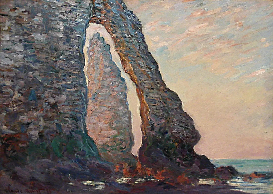 Alavirran portin W1049 läpi nähty neula - Claude Monet