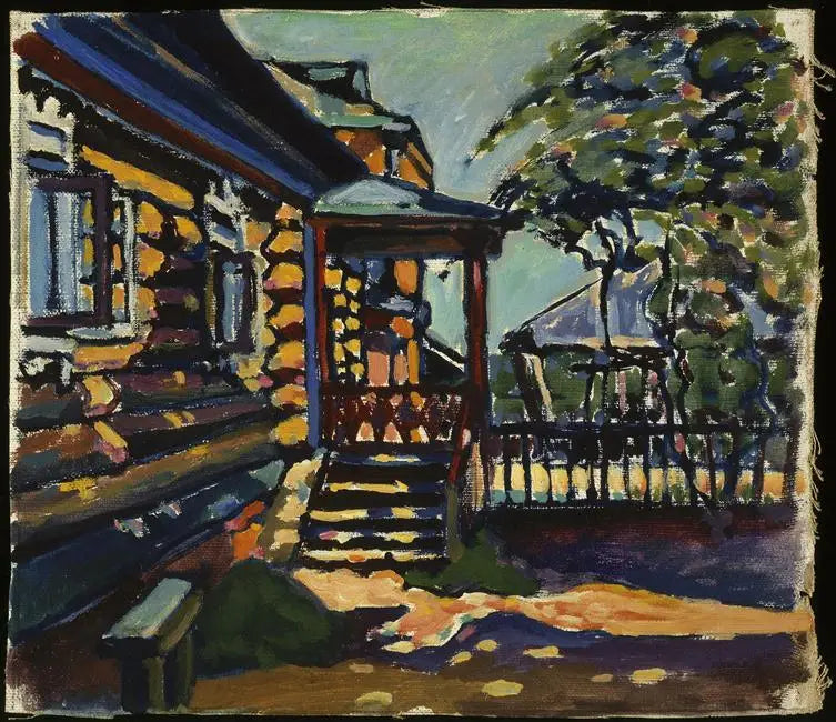 Akhtyrka, datchan pääsisäänkäynti - Vassily Kandinsky