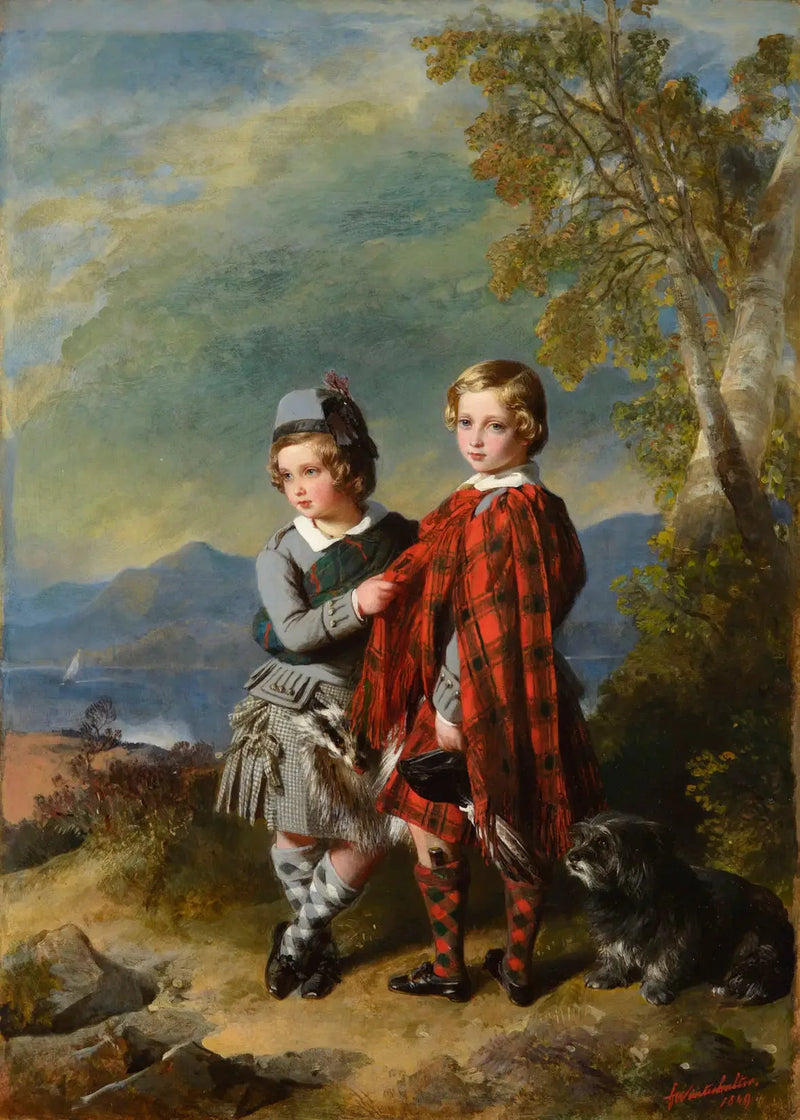 Albert Edward, Walesin prinssi, ja prinssi Alfred - Franz Xaver Winterhalter