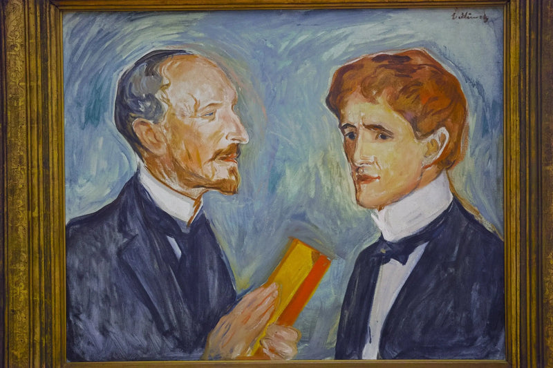 Albert Kollmann ja Sten Drewsen - Edvard Munch