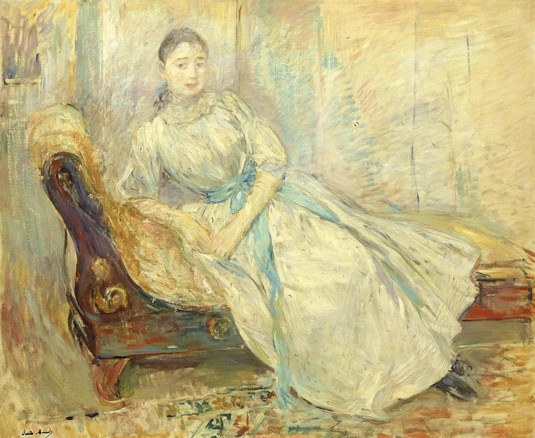 Albine Sermicoli ateljeessa - Berthe Morisot