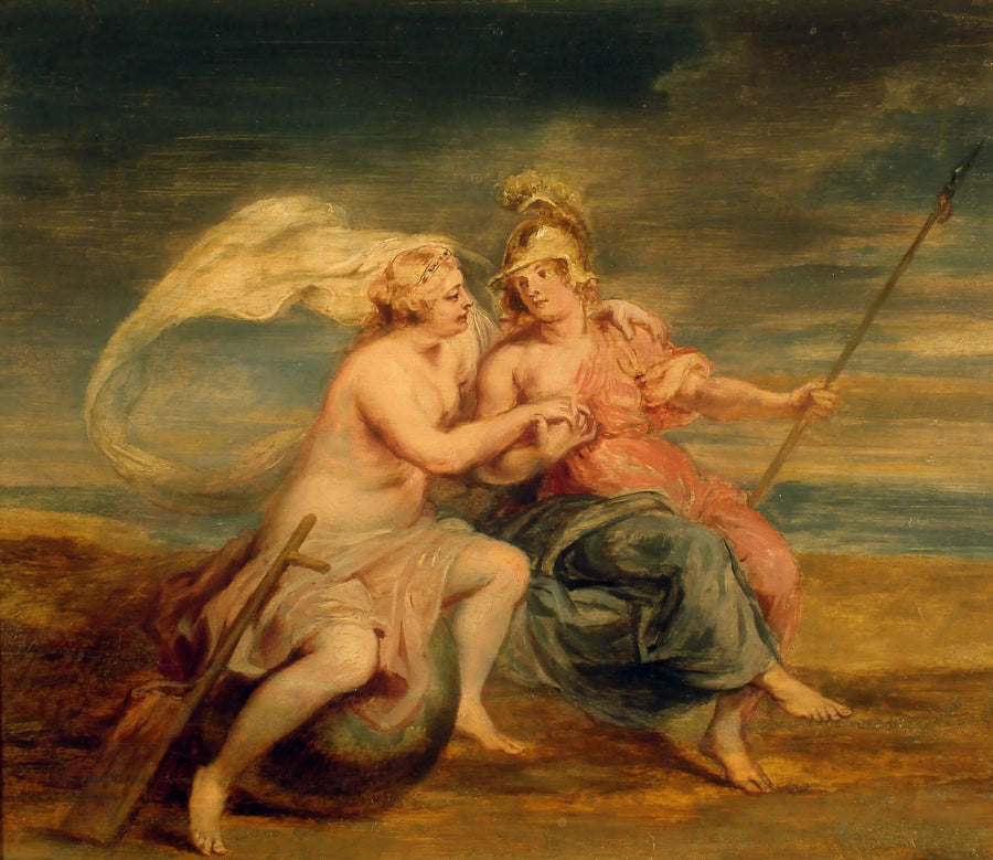 Onnen ja hyveen allegoria - Peter Paul Rubens