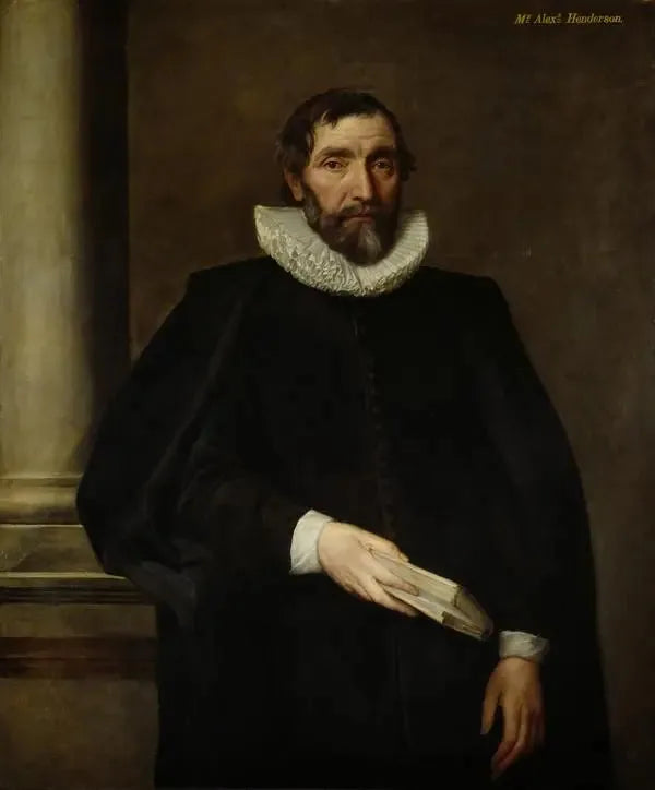 Alexander Henderson, n. 1583 - d. 1646. Presbyteeriteologin ja diplomaatti - Antoine van Dyck