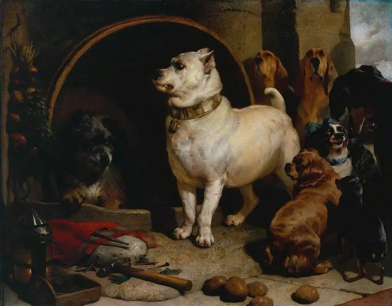 Alexandre ja Diogène - Edwin Henry Landseer