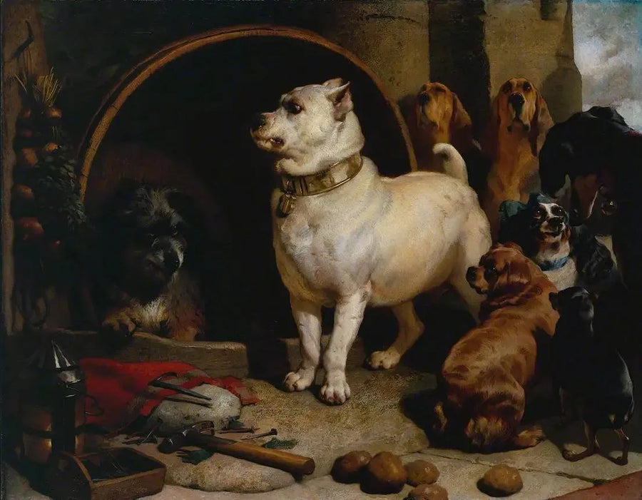 Alexandre ja Diogène - Edwin Henry Landseer
