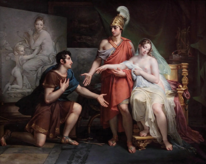 Aleksanteri Suuri luopuu Campaspesta Apellelle - Charles Meynier