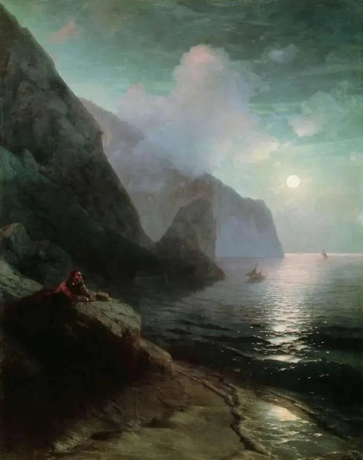 Aleksandr Puskin Krimillä - Ivan Aivazovskij