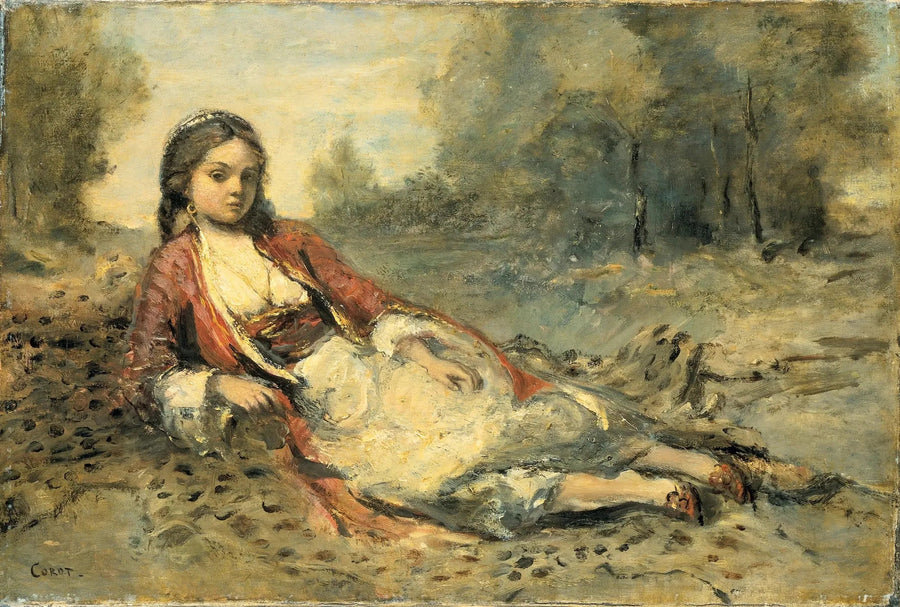 Algerialainen - Jean-Baptiste Camille Corot