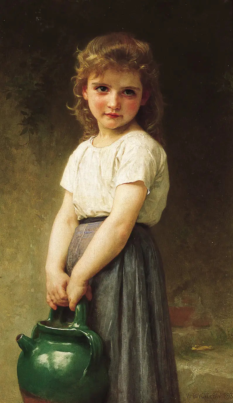 Menossa suihkulähteelle - Bouguereau